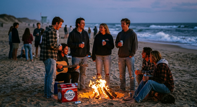 Friends on the Beach